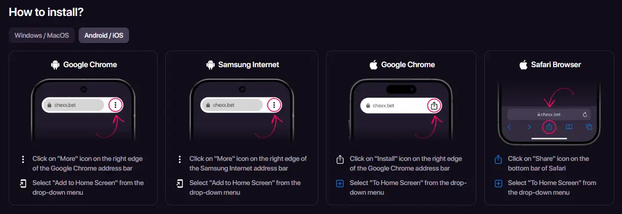 CHEXX App and Mobile Casino: PWA Guide for Kenya